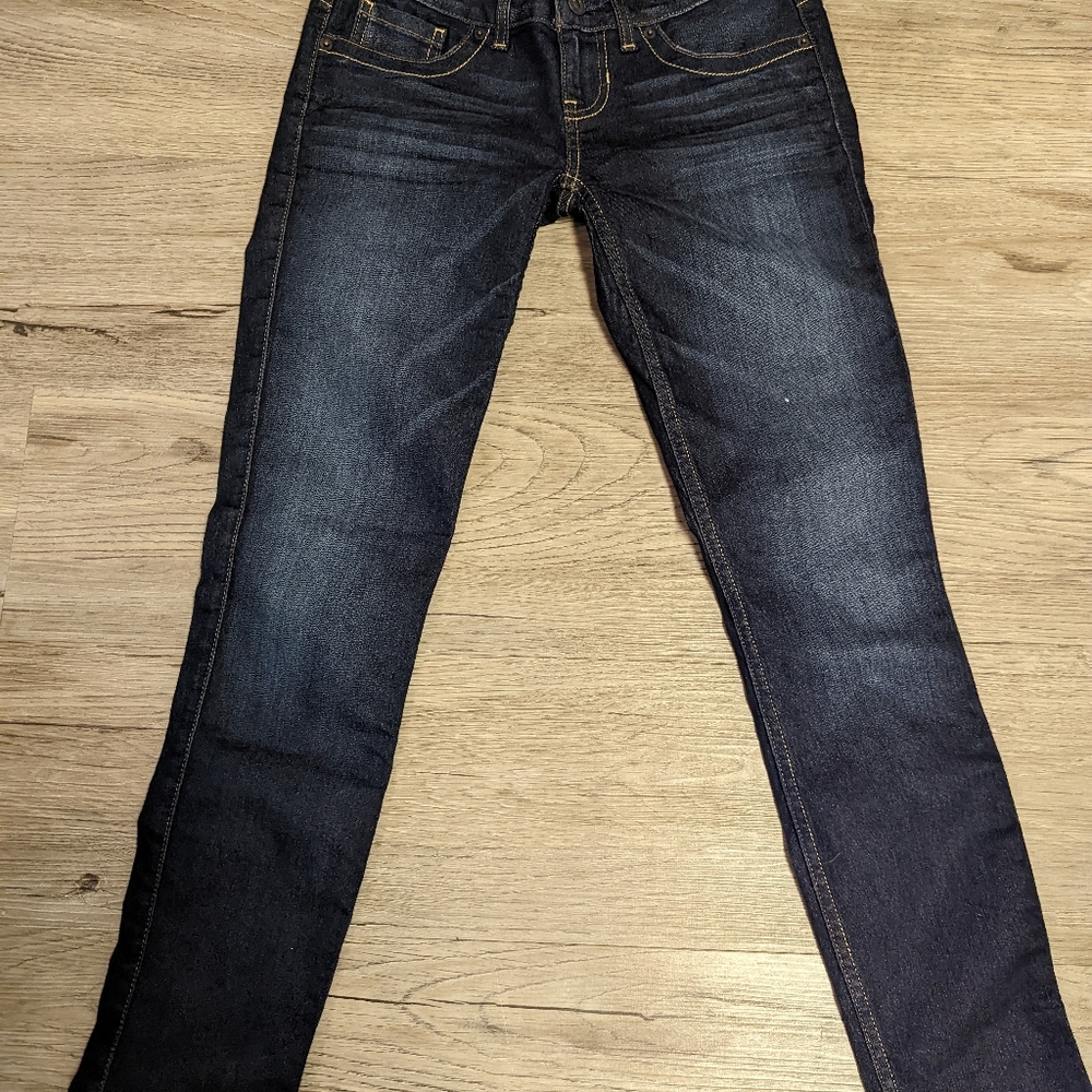 Guess Women's Skinny Jeans - Dark Blue size 25